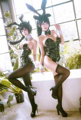 (甜心帮? 安希, HedY cosplayer) 즈이미와 오츠네 Bunny suit ver. (아줄 레인)