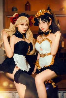 FGO Ereshkigal: @鱼干_himono, Ishtar: @_generalsama (9 장)