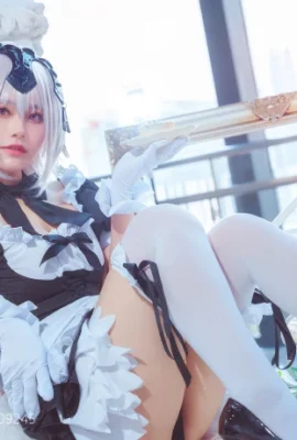 FGO Black Joan of Arc Maid @芊芊향w (촬영: Kosaka Junww) (쿠거우 버섯·반딧불 애니메이션 뮤직 카니발) (12 장)