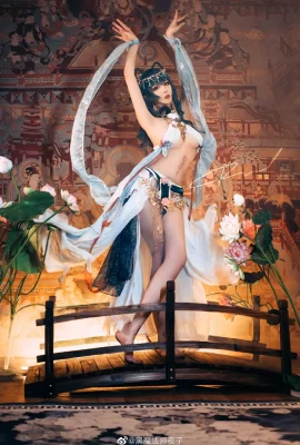 “동방 프로젝트” Huo Qing'e 섹시 코스프레[CN: 흑마술사 Yezi](10 장)