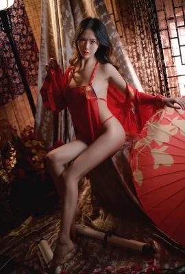 Dou Niang-Lee Shi의 “고대 스타일 배꼽 두건 옷”은 가슴 확대 금지를 발표하고보고 너무 신났습니다 (사진 41 장)