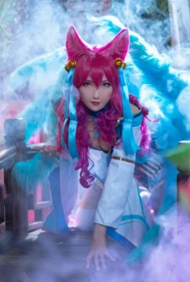 리그 오브 레전드 Ahri Soul Lotus Skin@louyinEmilia (9 사진)