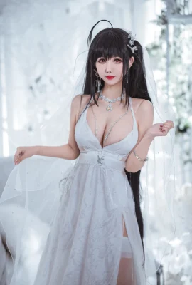 Fairy Yue Dafeng 순백의 웨딩 드레스 (11 사진)