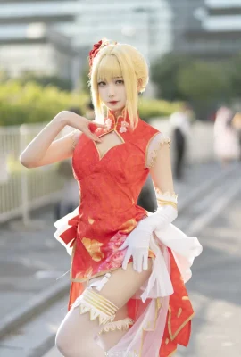 Fate/Grand Order Nero Claudius 팬 cheongsam@Fengjiangjiangv (9 사진)