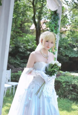 샤닝닝-FATE GRAND ORDER COS Yujie SABRE의 결혼식