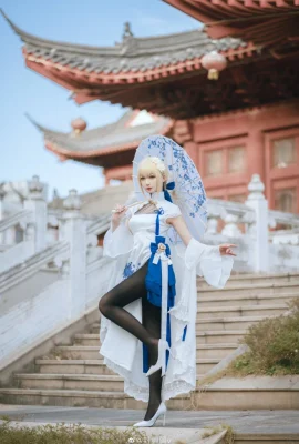 FGO Artoria Pendragon 팬 cheongsam@Fengjiangjiangv (사진 10 장)