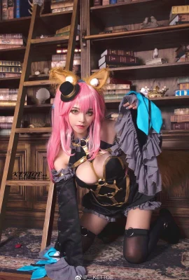 Fate/ExtraCCC Tamamo Mae Dark Magician.ver @__KETTOE (10 장)