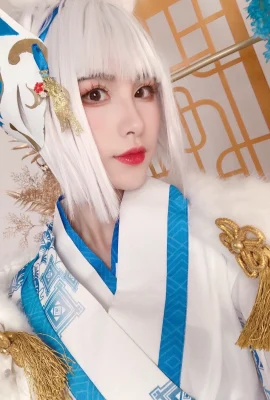 碧蓝航线 加贺 白狐贺正 @蜀葵喵喵喵 (9 photos)