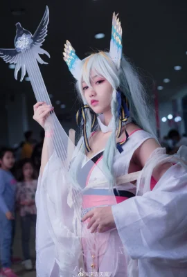 阴阳师 紧那罗 CN：青栉 (摄影：@流云天魔) (9 photos)