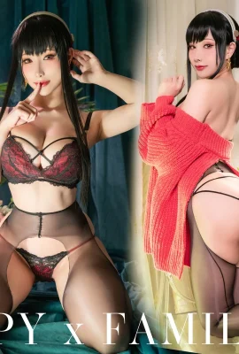 비파 HaneAme Cosplay Yor Forger 요르?포저