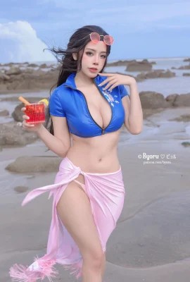 Cosplay 萝莉Byoru Nico Robin 니코?로빈