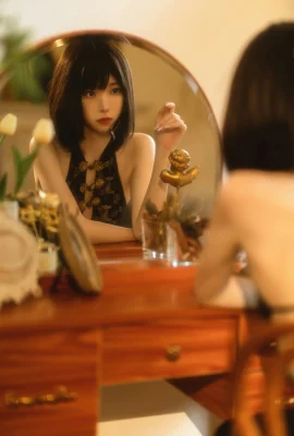 “Black Tulle”에서 Xu Lan의 어렴풋한 하얗고 부드러운 긴 다리 (사진 40 장)