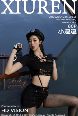 【Xiuren Xiuren 네트워크】 2025.04.03 Vol.10115 Xiaodoudou Black Uniform 정식 버전 없음 워터 마크 사진[80p]