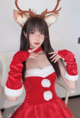 Coser Beauty Pudding Dafa Perohub-Decemb Decemb 테마 개인 섹시한 섹시한 의류 시리즈 Show Off The Buttocks and Legs Tempting Photo 1