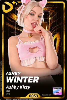 【istripper tr 2025 년 5 월 3 일 – Ashby Winter – Dolz 시리즈 – 시즌 6 – Ashby Kitty – 카드 G0053 【50p】