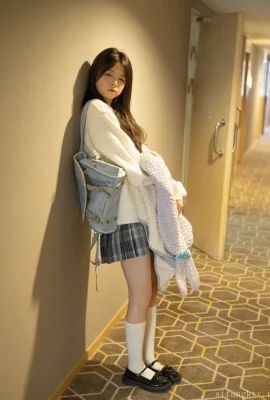 균일 한 고양이 하녀 속박 (87 장의 사진)